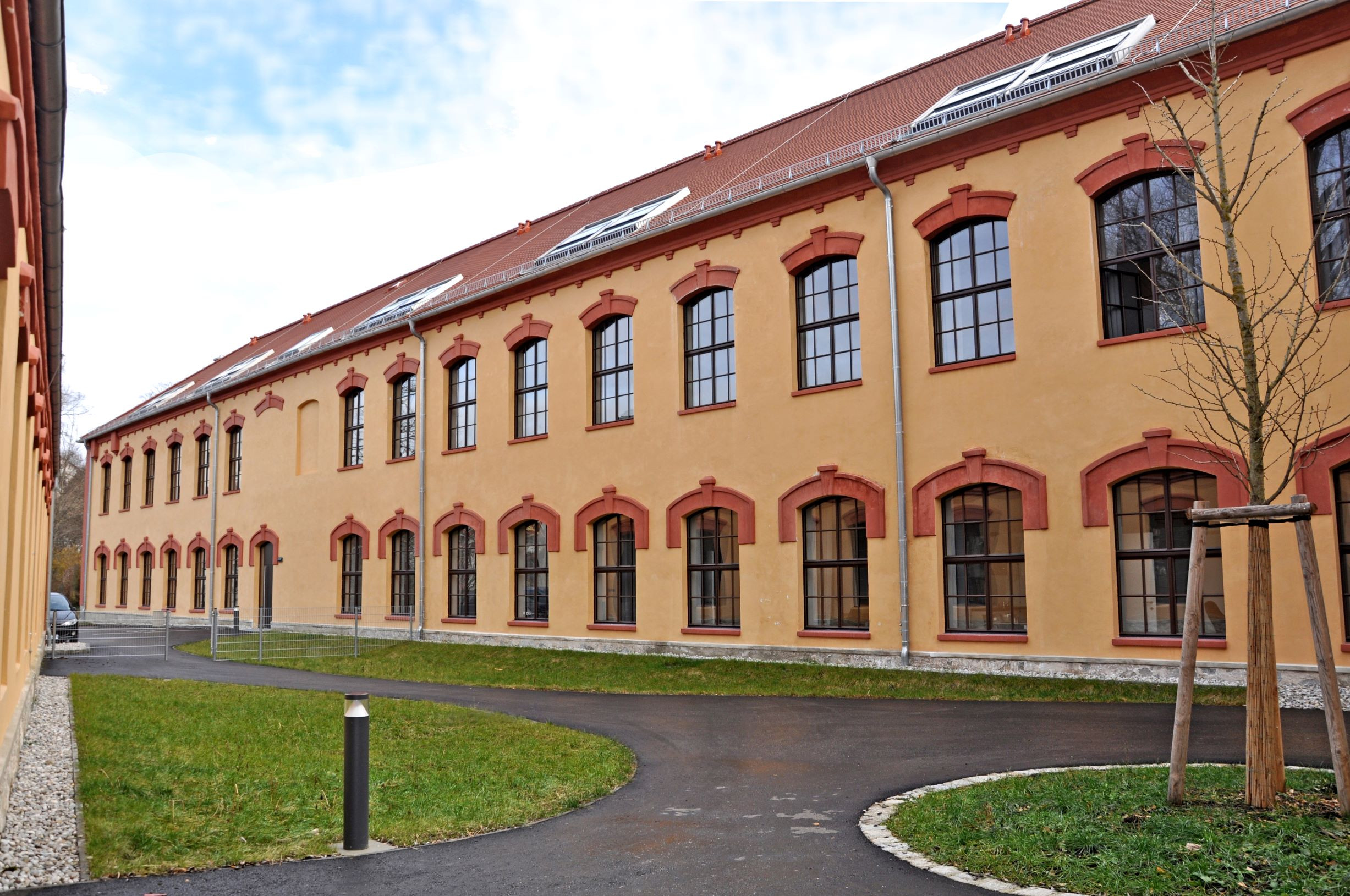 Ehemaliges Fabriksgebäude Objekt X ÖWG, heutiges Studentenheim