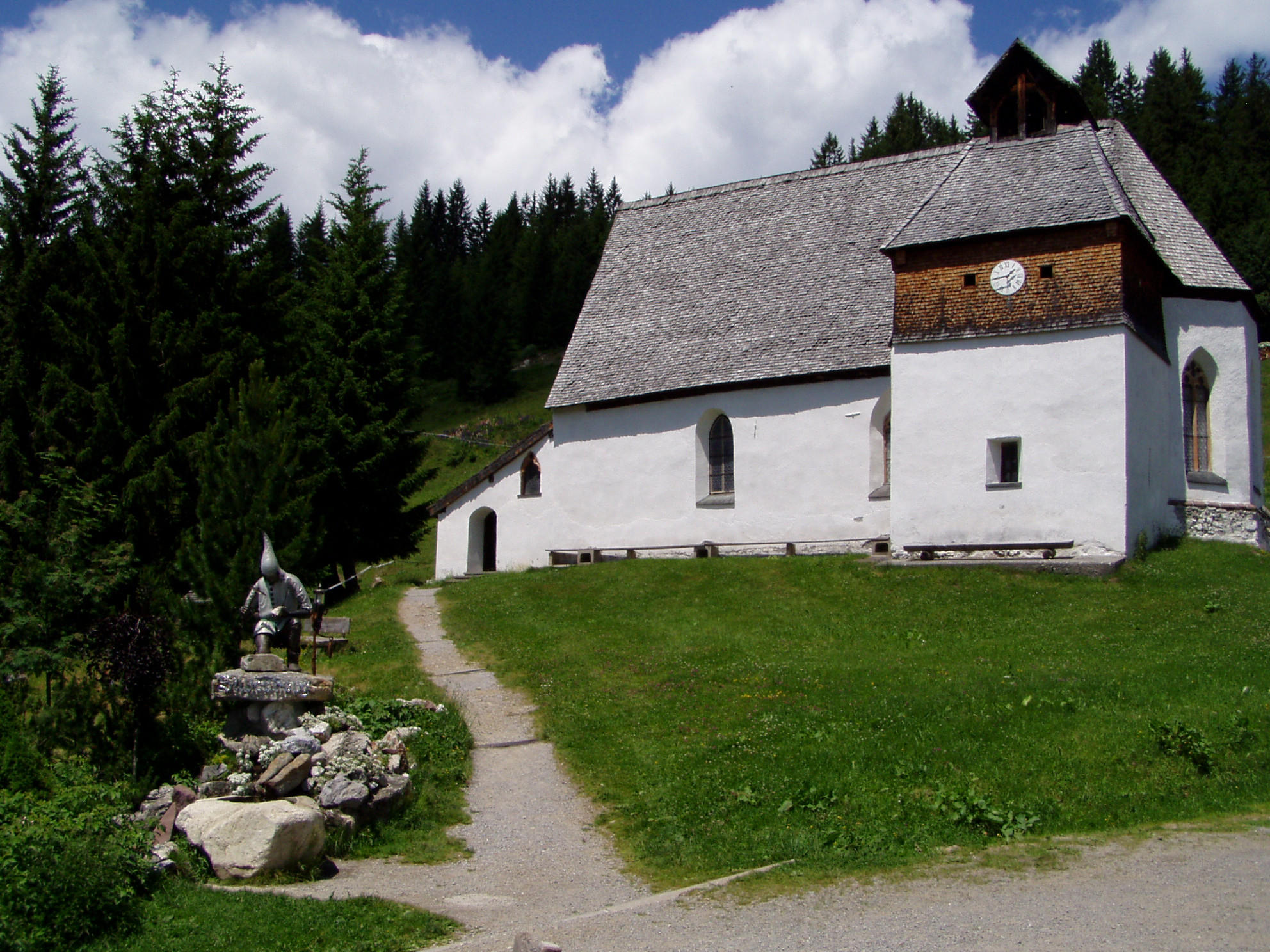 Sankt Agatha Bergknappenkapelle am Kristberg im Silbertal