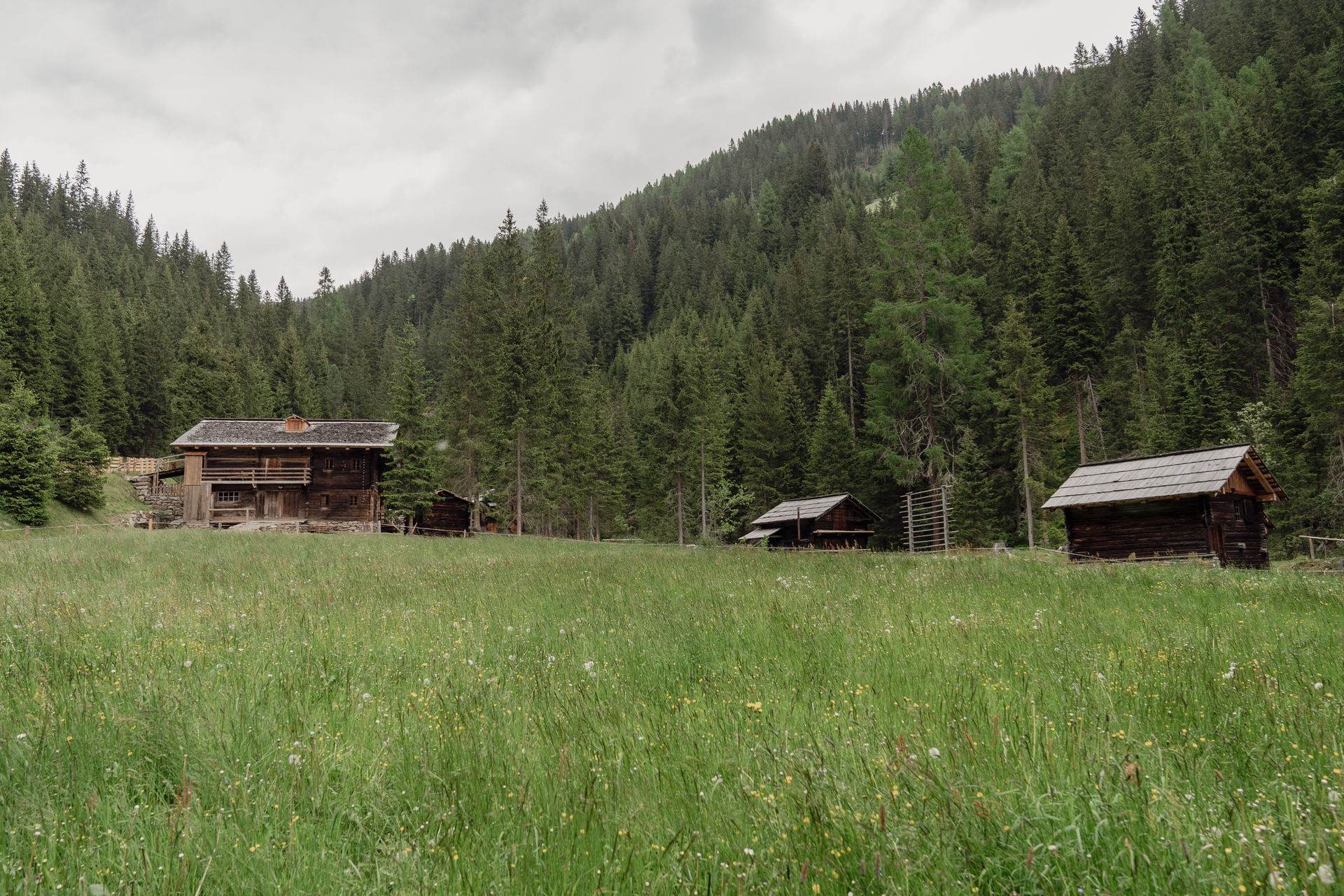 Gelände des Freilichtmuseum Alpines Leben